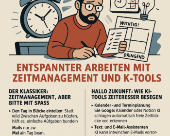 Entspannter Arbeiten mit Zeitmanagementtools und KI